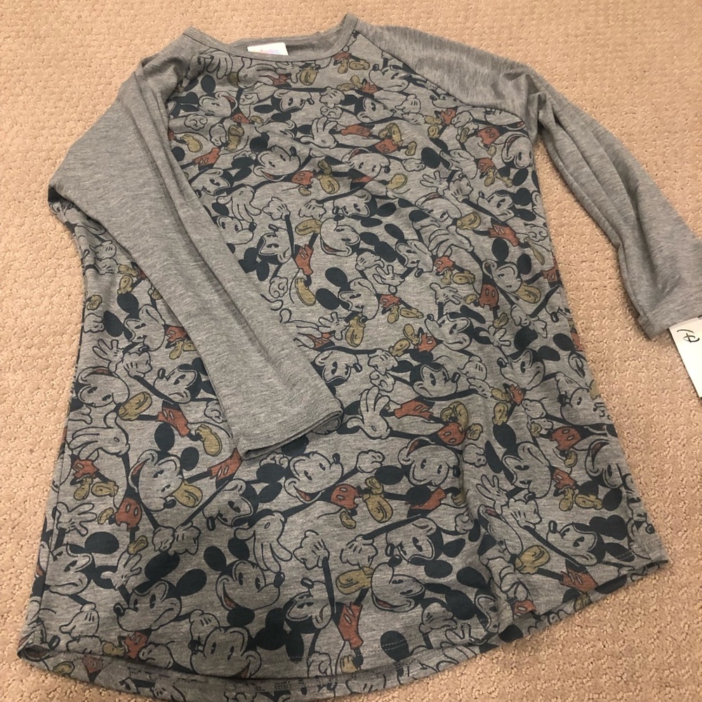 LuLaRoe Small Disney Randy Tee - Mickey Print